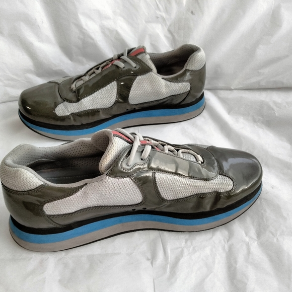 Men's PRADA Double Cup Sneaker size UK 11 us 12 authentic - Picture 2 of 16